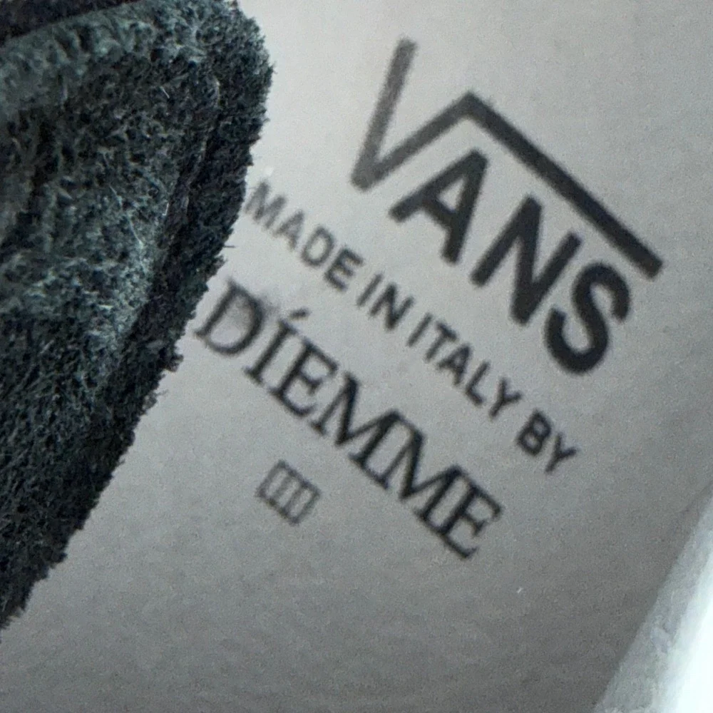 Vans x Diemme Buffalo Boot Made in Italy Suede Vibram Sole Black Tan Mens 46